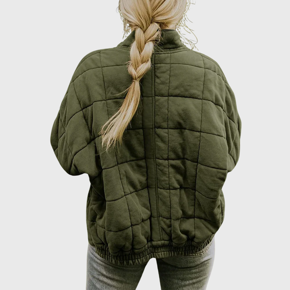 Ruth | Quilted Zip Jacket