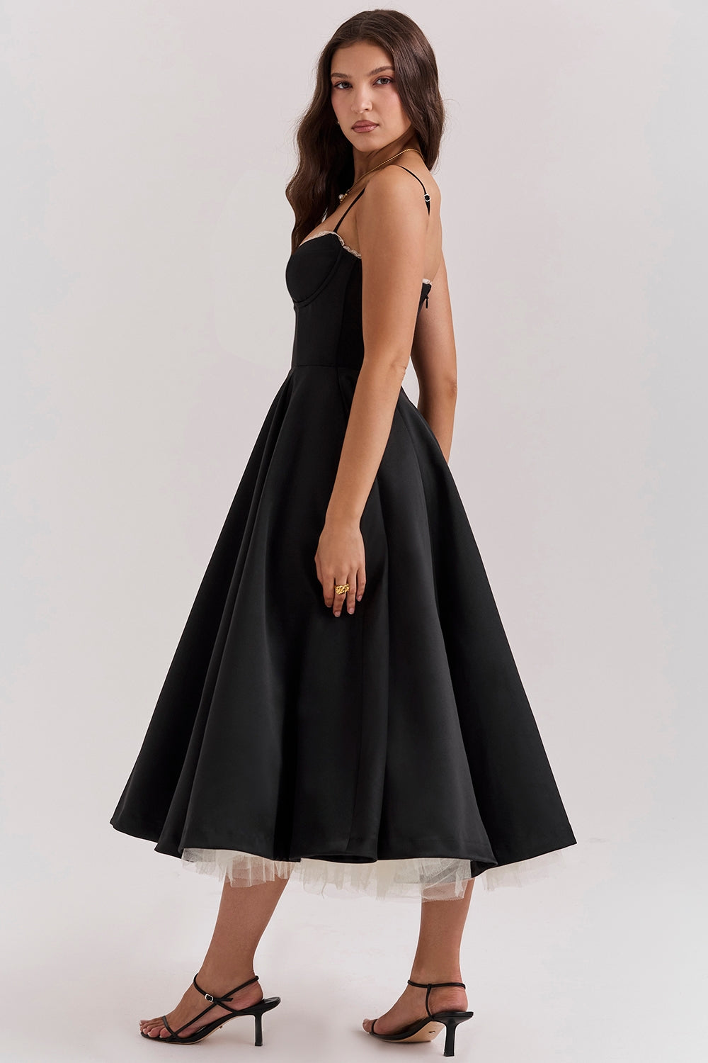SANDRA™ | ELEGANT TULLE MIDI DRESS