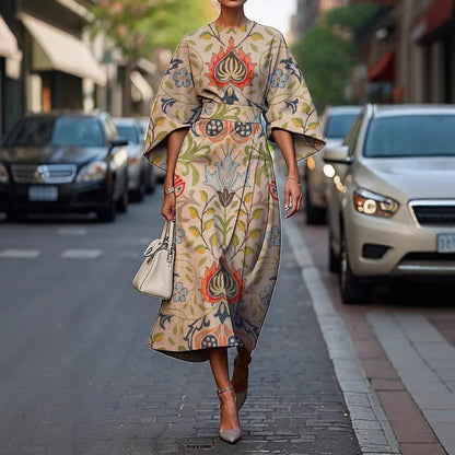 Melody™ - Elegant Dress with Round Neck