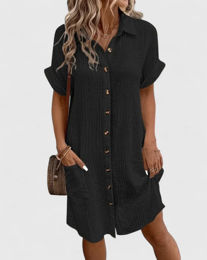 Gianelleza™ | Sophisticated Midi Summer Dress