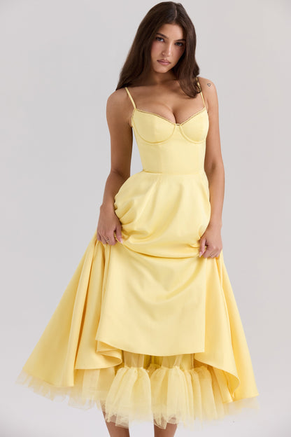 SANDRA™ | ELEGANT TULLE MIDI DRESS