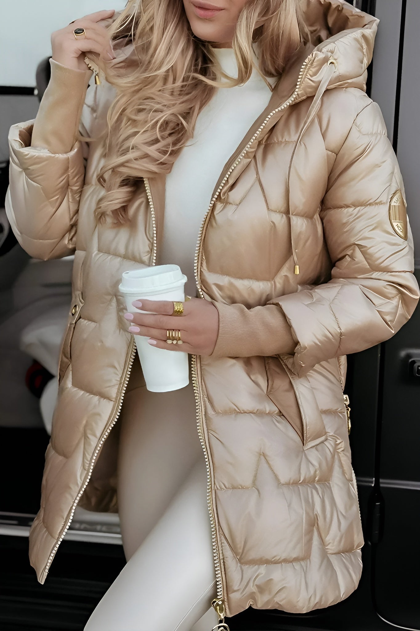 Elise™ | Elegant Winter Coat with Hood